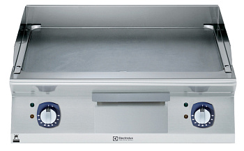 Electrolux Professional E7IIKDAOMEA Modulare Großküchengeräteserie 700XP 800mm El. Bratplatte-Glatt Oberfläche 800mm-Hartverchromt / Gebürstet (Code 371340)