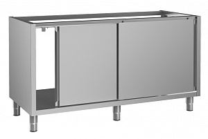 Electrolux Professional RSAU1600SD Standard Preparation Cupboard Base for Sink Top (sliding doors) - no top, 1600mm (Code 133186)