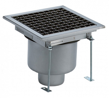 Electrolux Professional FDA3030 FLOOR DRAIN+GRATE-VERTIC.OUTLET 300X300 (Code 328051)