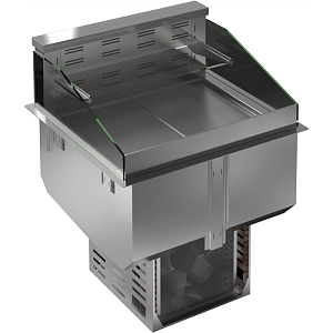 Electrolux Professional D13C2 DROP-IN REFRIGERATED WELL, VENTILATED, 1 REF. SHELF AND 1 NEUTRAL SHELF, 2GN (CODE 341050)