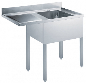 Electrolux Professional SLG12S SINK UNIT FOR DW 1 BOWL L/H DRAINER 1200 (132523)