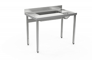 Electrolux Professional TLV1210PN Standard Preparation 1200 mm Vegetables Processing/Washing Table with Upstand (Code 132765)