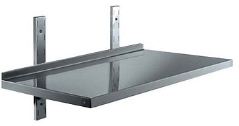 SOLID WALL SHELF WITH BRACKETS 1200 MM (131902)