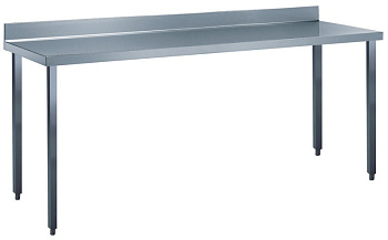 WORK TABLE WITH UPSTAND 2000 MM (132037)