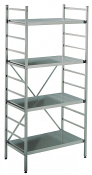AISI 304 S/S 4-TIER SHELVING 1025 MM (131161)