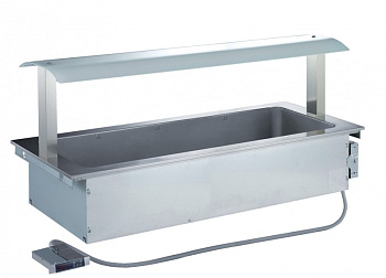 Electrolux Professional DI4DBMO EINBAU-WARMLUFT-BAIN-MARIE 4GN + AUFSATZ (Code 340310)