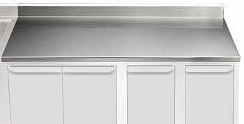WORK TOP WITH UPSTAND 2000MM (121159)
