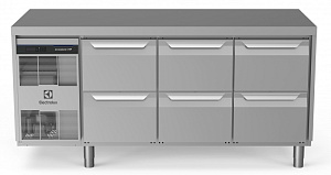 Electrolux Professional EH3HBBBB REFRIGERATED COUNTER 440LT 6DRAWER (Code 710053)