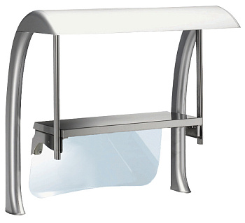 GANTRY 1 SS.SHELF+SNEEZE GUARD (2GN) (Code 856251)