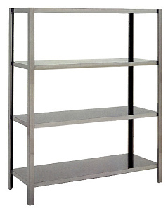 Electrolux Professional SSH11 S/S SHELVING W/ 4 SOLID SHELVES 1170 MM (137002)