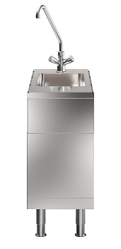 Modular Cooking Range Line thermaline 90 - Sink unit on closed base, 1 Side (Marine) (Code 589898)