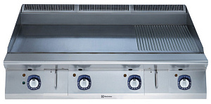 Electrolux Professional E9FTELSP0P ELECTRIC FRY TOP HP SMOOTH+RIBBED1200 MM (Code 391223)