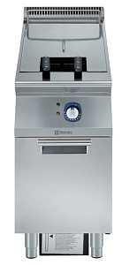 Electrolux Professional E9KKGOBAMCA Modulare Großküchengeräteserie Fritteuse elektr. , 23 l, 1 V-förmiges Becken, Heizelemente außenliegend, 2 Halbkörbe (Code 391384)