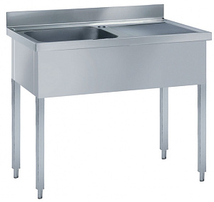 Electrolux Professional LG1216DXP SPÜLTISCH MIT 1 BECKEN LINKS 1200 MM (Code 132345)
