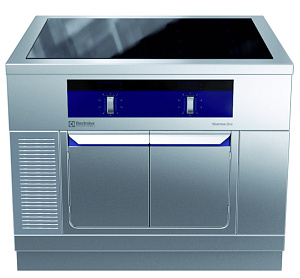 Electrolux Professional MCJDECJ9AO Modulare Großküchengeräteserie thermaline 90 - Vollflächen-Induktionskochfeld auf Schrankunterbau, 4 Zonen, beidseitig bedienbar - H2 (Code 589812)