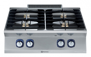 Electrolux Professional E7GCGH4C00 4-FLAMMEN-GAS-TISCHHERD 800 MM (Code 371001)
